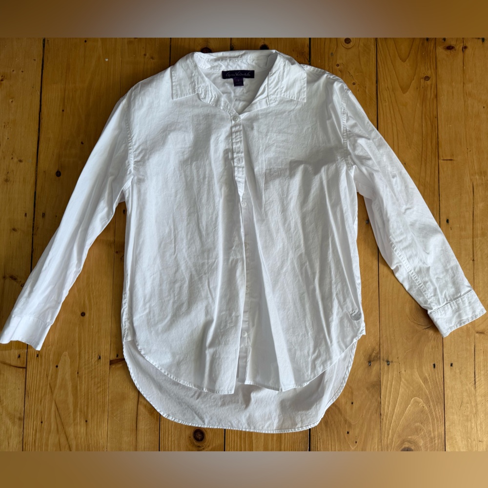 Gloria Vanderbilt Crisp White Blouse